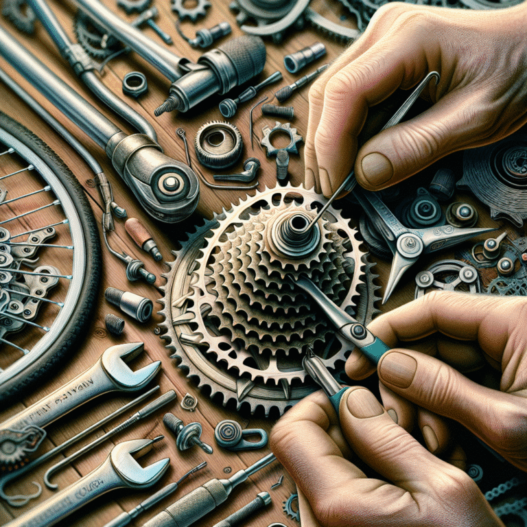 how to repair a broken bike gear