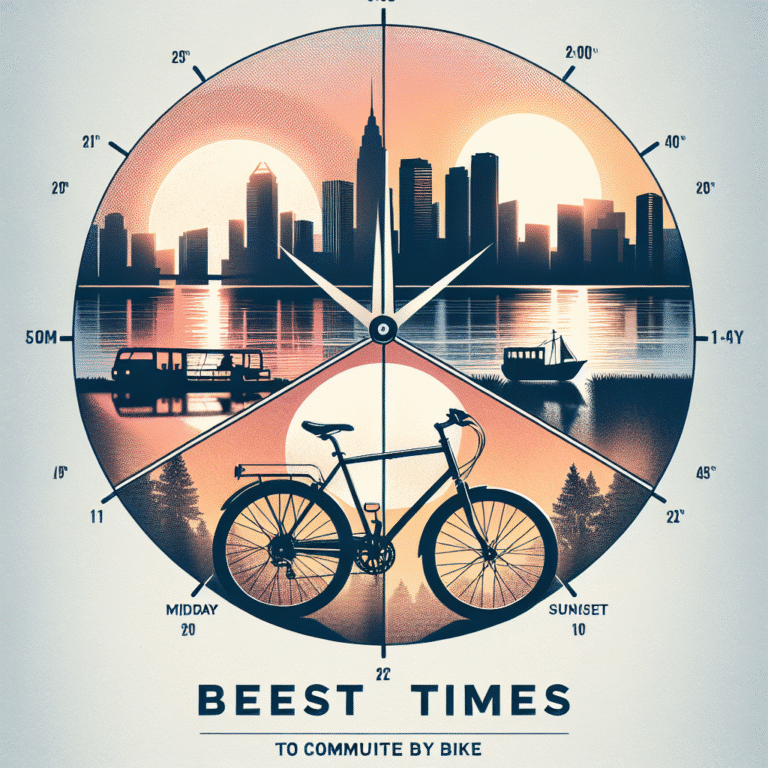 best times to commute by bike
