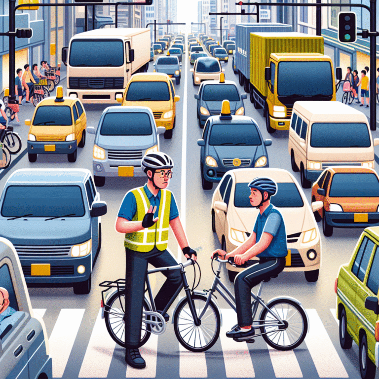 avoiding bike accidents during city commute