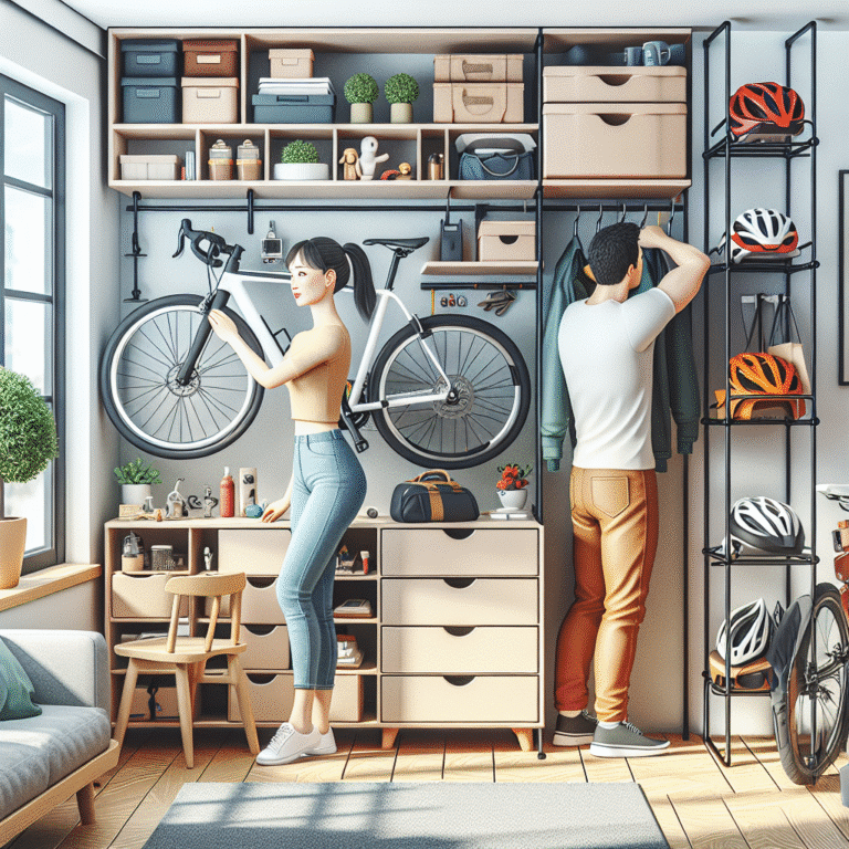 Creative Storage Solutions for Small Apartment Cyclists